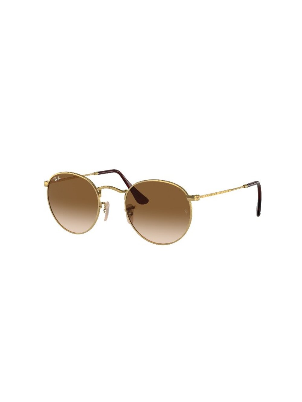 New Ray-Ban Unisex Sunglasses Gold Round Brown Lens Metal Frame Ray Ban RB3447